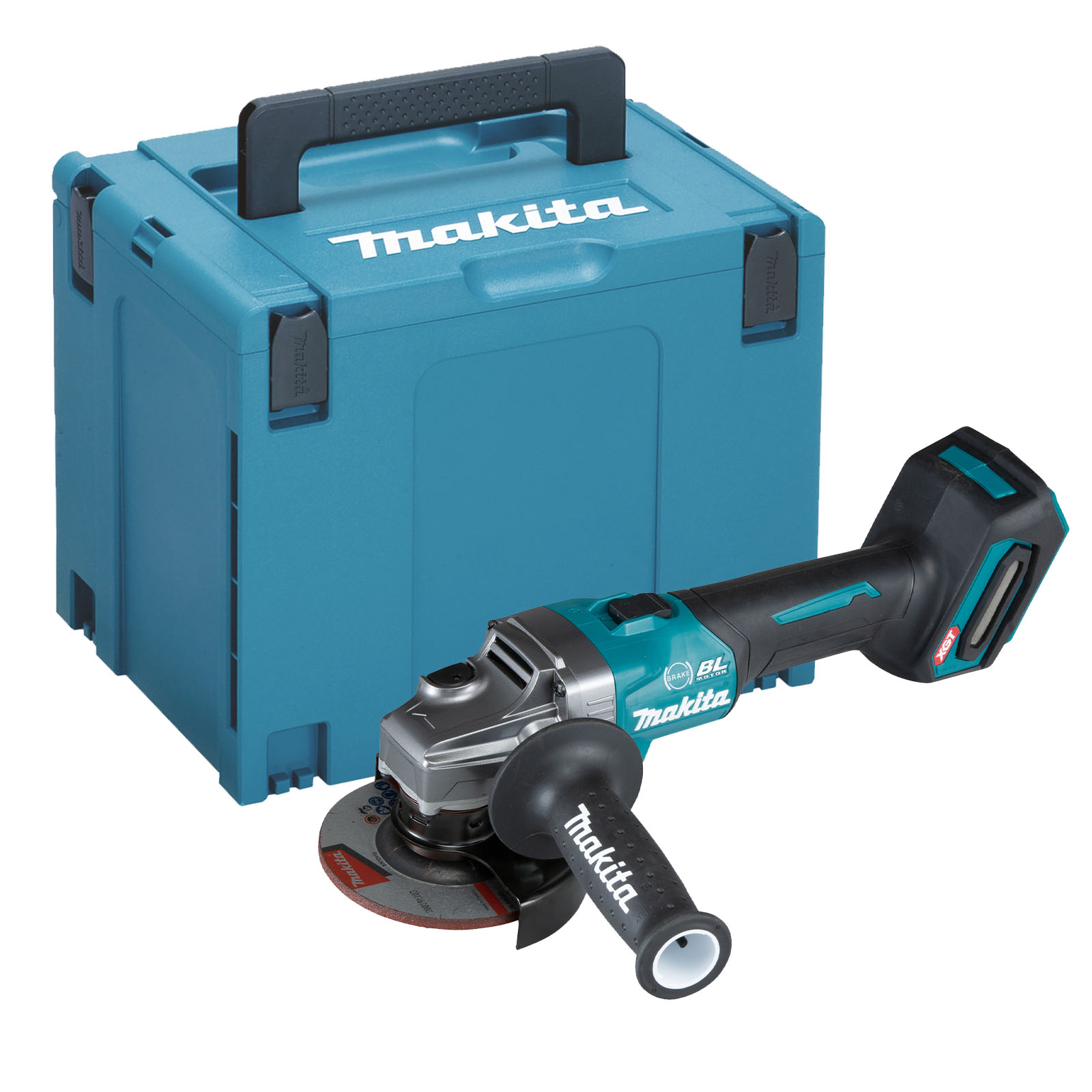 Makita GA004G 40v Max XGT Cordless Brushless Angle Grinder 115mm No Batteries No Battery Charger Case